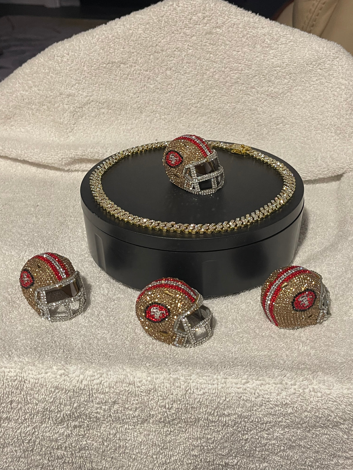 Mini Bling Helmet - Order on Instagram